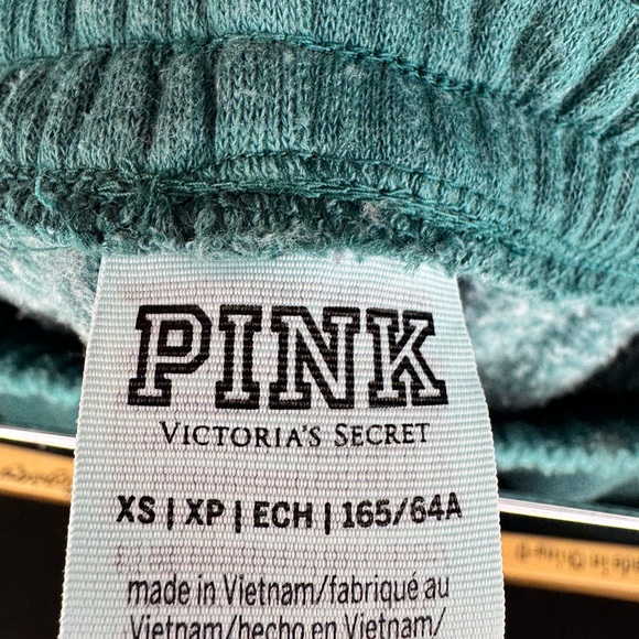 PINK Victoria's Secret Green and Pink Tie-Dye Joggers - Picture 5 of 7